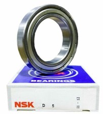 NSK JAPAN 6807 ZZ Deep Groove Ball Bearings 35x47x7mm. 61807-ZZ 6807ZZ NSK
