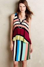 NWT NEW Anthropologie Layered Davina Dress by Maeve Size XS S