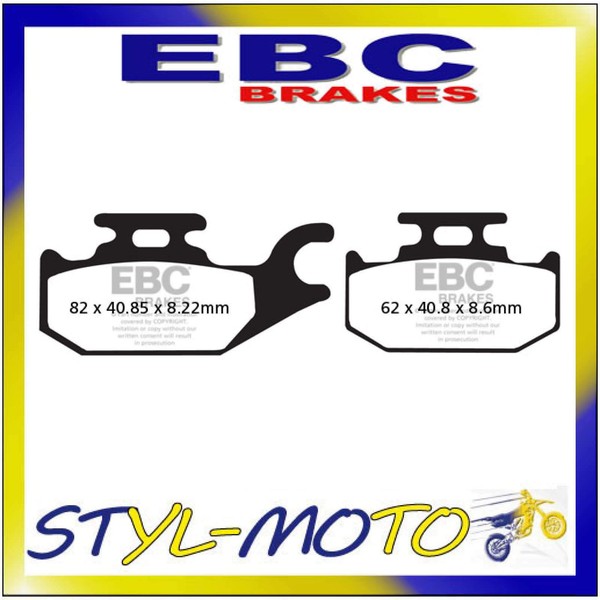 FA413TT BeläGe Sint. Vorderseite Links EBC Suzuki LT-A 400 F King Quad Auto-image