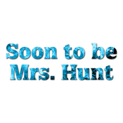 Soon To Be Mrs. Hunt - Vinyl Decal Sticker - Multiple Patterns & Sizes - ebn3885