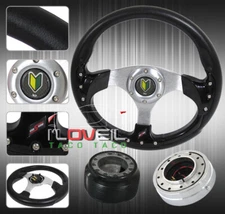 Yaris S2000 Tc Xb Car Steering Wheel + Hub Adapter +Jdm Short Quick Release