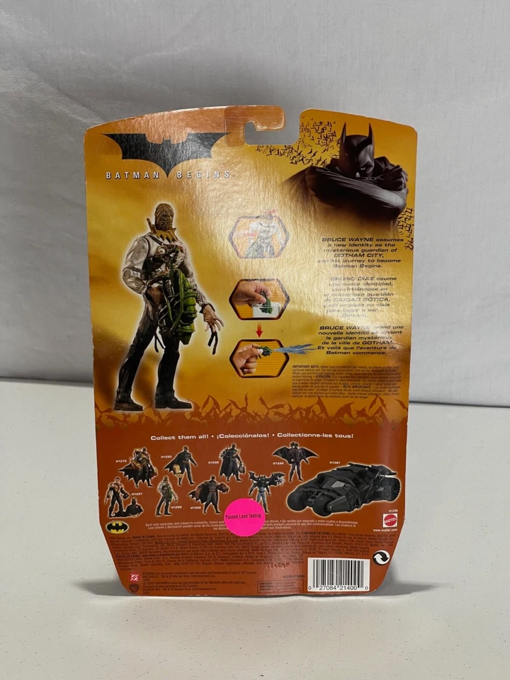 Figura de acción 2005 DC COMICS BATMAN COMIENZA EL ESPANTAPÁJAROS NUEVA Foto 4 de 4