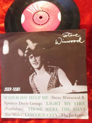 S Steve Winwood - Somebody help me /DOORS   Pendulum +2   SWEDEN  7'' EP  Jukebox