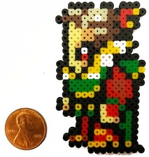 Kefka Final Fantasy 6 VI Mini Bead Sprite Perler Artkal Pixel Art Icon Retro