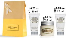 3 PC L'Occitane En Provence Amande Delicious Paste Milk Concentrate New in Bag