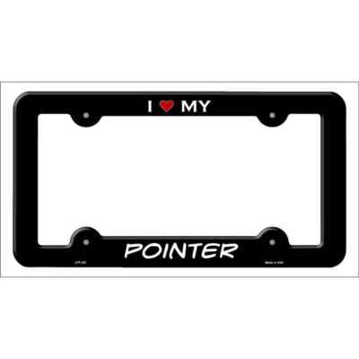 Pointer Novelty Metal License Plate Frame