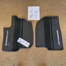 GM 84337994 FIRST ROW FRONT FLOOR MATS GM PERFORMANCE SCRIPT CARPET