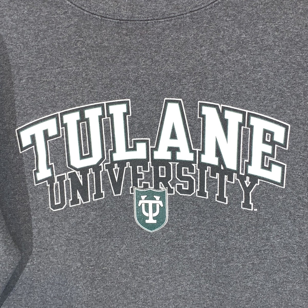 Tulane University Champion Eco Fleece Crewneck Sweatshirt Sz