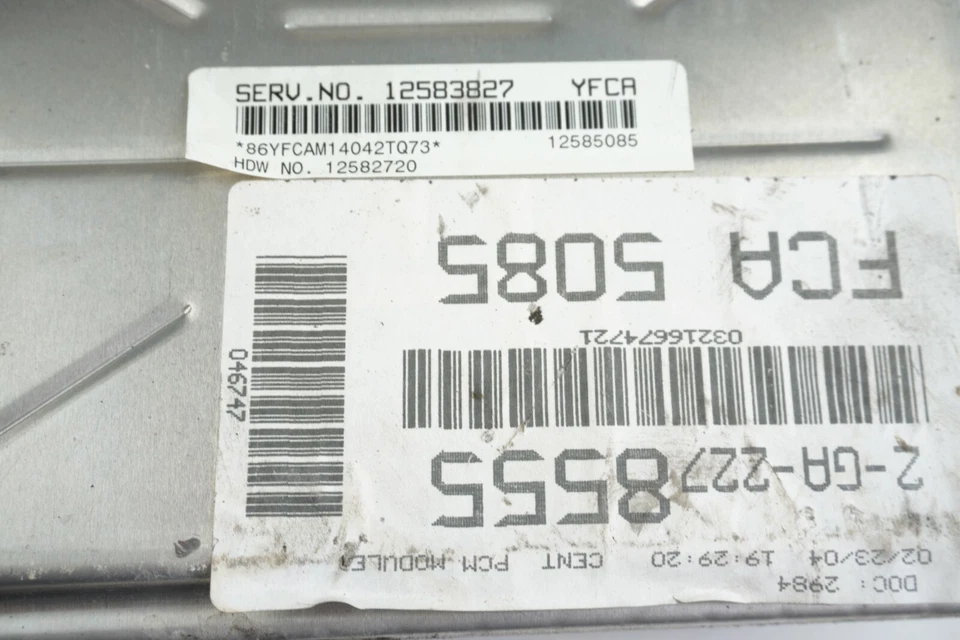 Módulo de control informático del motor BUICK CENTURY CU 2004 FABRICANTE DE EQUIPOS ORIGINALES Foto 2 de 4