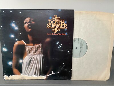 DONNA SUMMER Love To Love You Baby 1975 UK GTO GTLP 008 Vinyl Giorgio Moroder