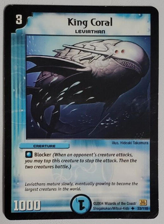 Duel Masters Trading Card Game - King Coral #33/110 | eBay