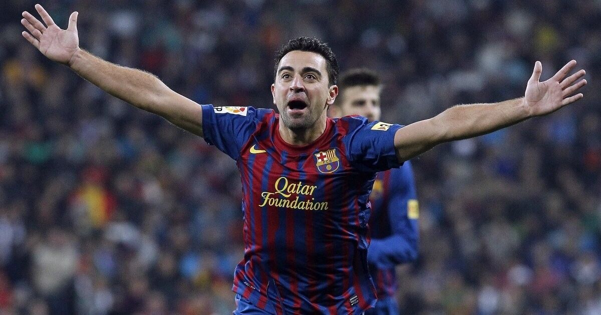 Maillot De Foot FC Barcelone 2011/2012 - XAVI #6, Taille XL, Occasion En Très Bon état