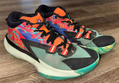 Nike Air Jordan Zion 1 Project Z Cone Hyper Black Jade Shoes  display picture 3