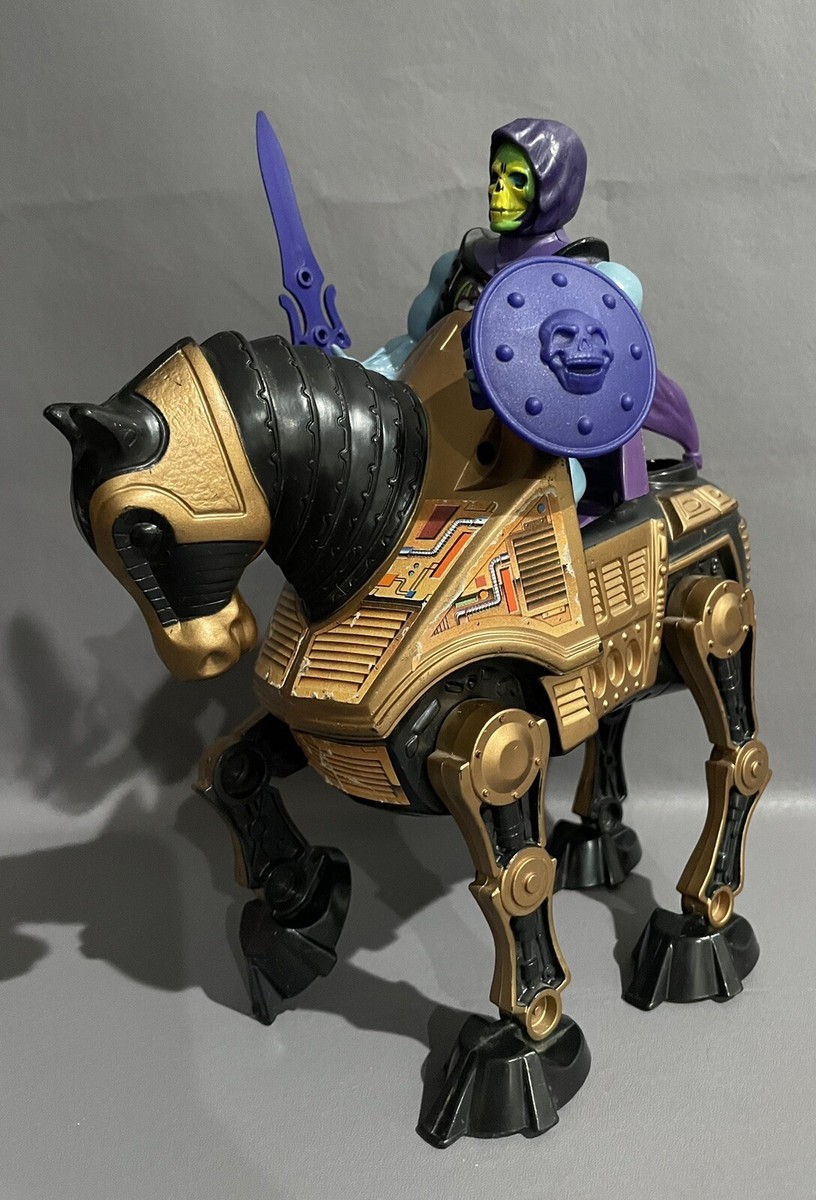 VTG MOTU 1983 Night Stalker Horse & 1983 Battle Armor ￼Skeletor