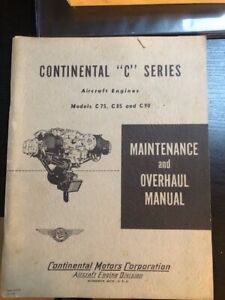 c85 continental c75 overhaul c90 maintenance manual
