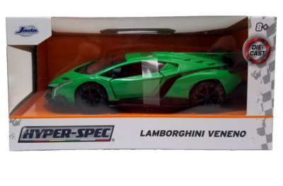 ヘチャン　ポラロイド Jada Lamborghini Veneno 1:32 Scale Diecast Green 24080 Hyper-Spec