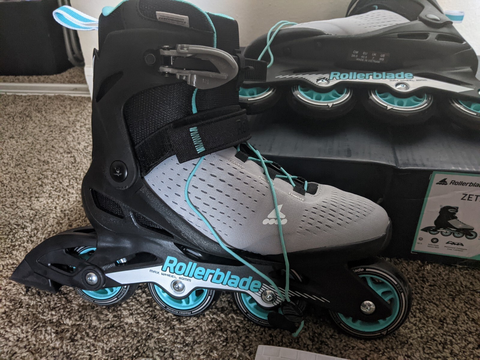 NIB! Rollerblade Zetrablade Elite Inline, Size 9 Women 888341719887 eBay