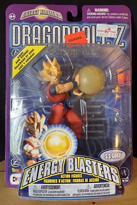 2001 Dragon Ball Z  S.S. GOKU   Action Figure ENERGY BLASTER Brand New *MOC*