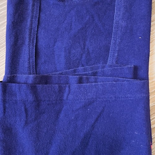 Vtg Nike Gray Tag Tank Top L Muscle Tee Big Swoosh Spell Out Blue Made USA 90s - Picture 6 of 9