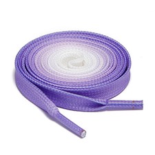 1Pair Flat Shoelaces Strings for Sneakers Athletic Running Shoes Gradient Purple