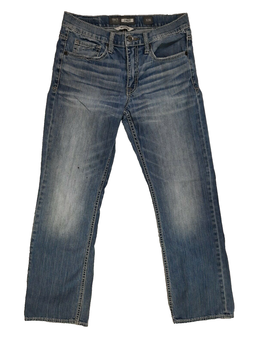 Mens Bootcut Bke Jake Bootleg Jeans BKE Men's Jeans Size 31x30
