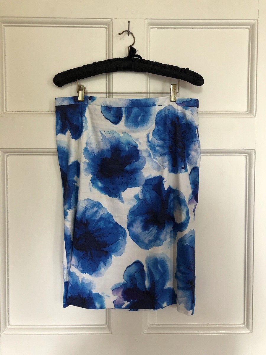 JIGSAW Bluewater coloured flowers Skirt UK