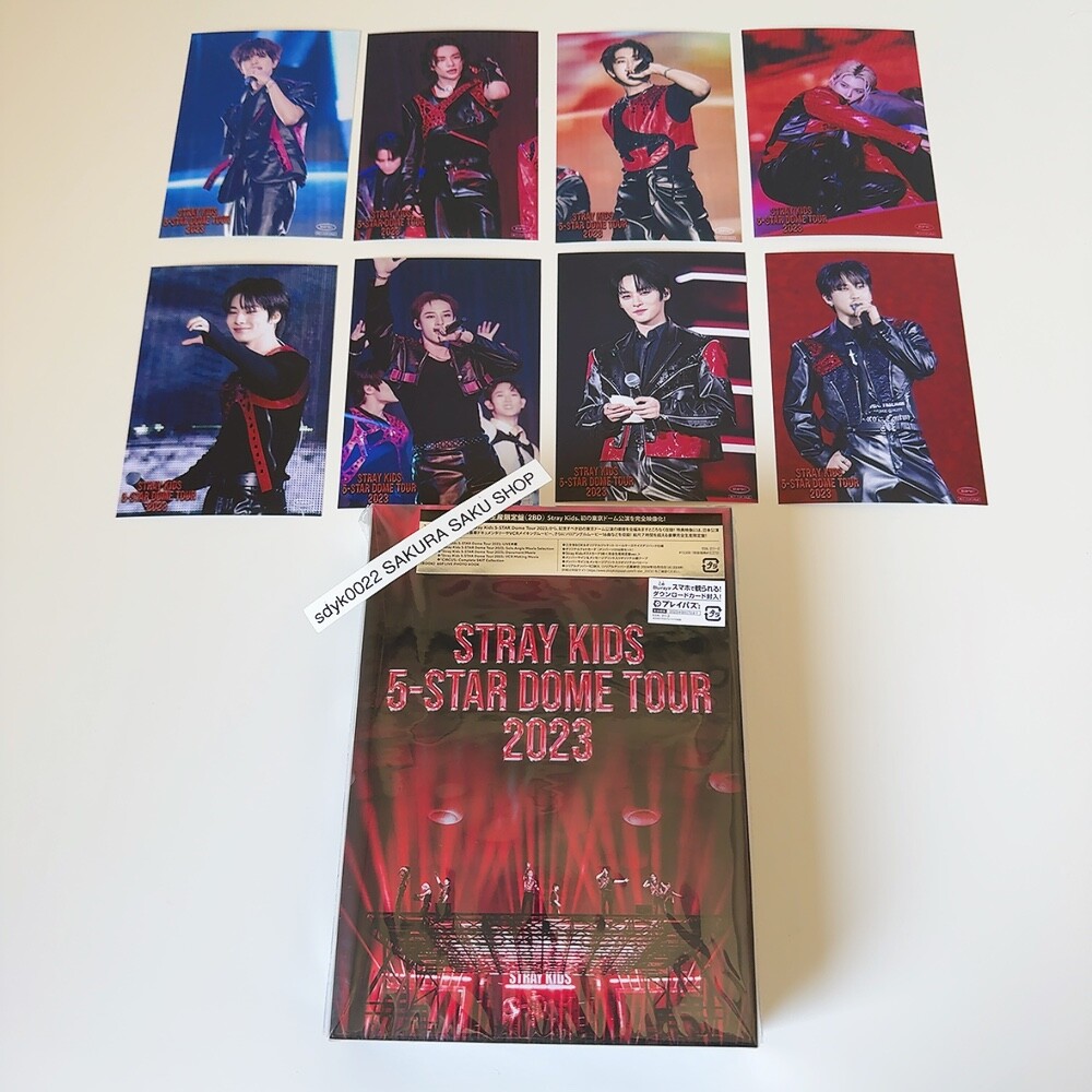 Stray Kids 5-STAR Dome Tour 2023 Limited 2Blu-ray & POB