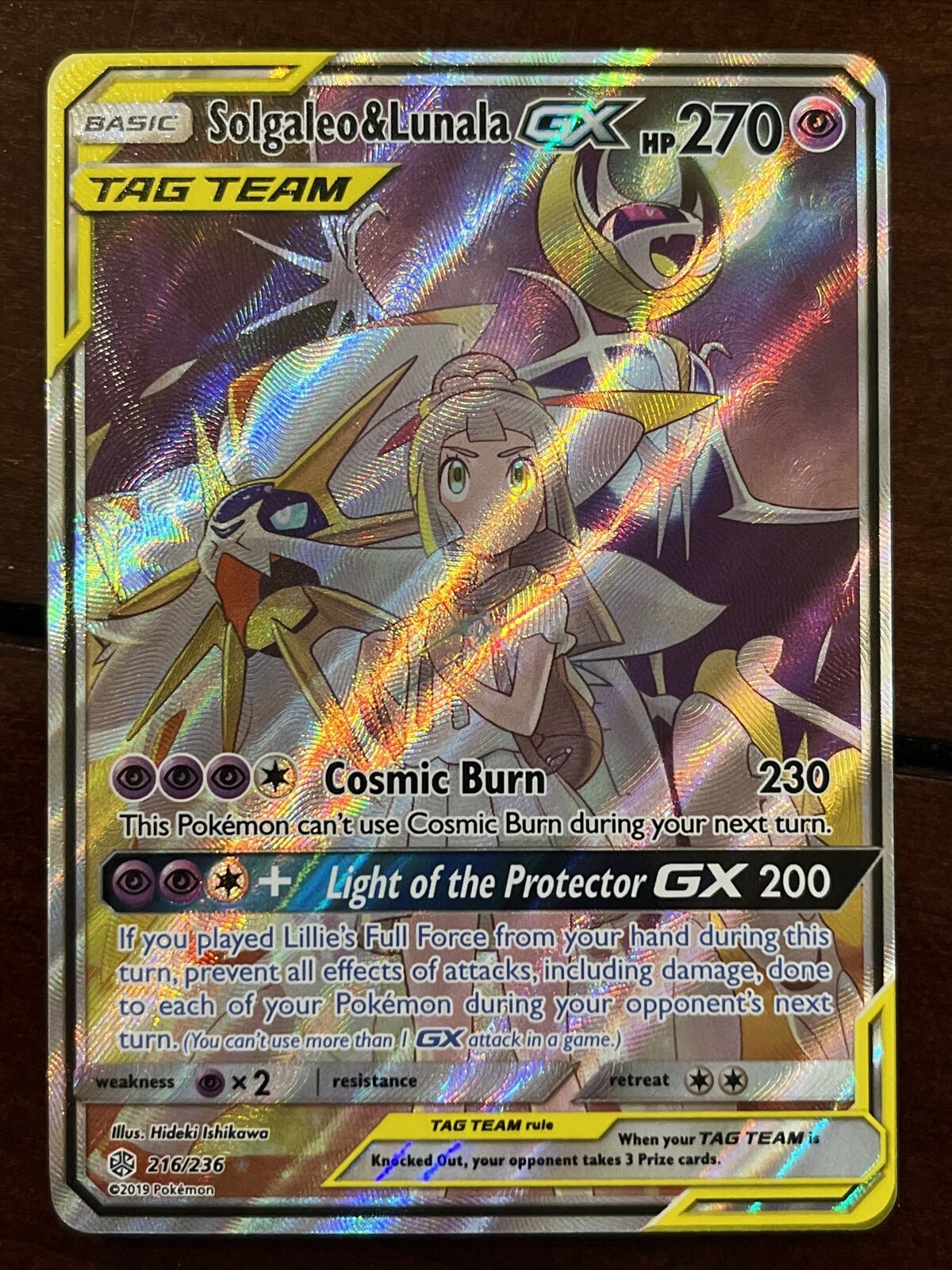 Solgaleo & Lunala-GX (Full Art) - 216/236