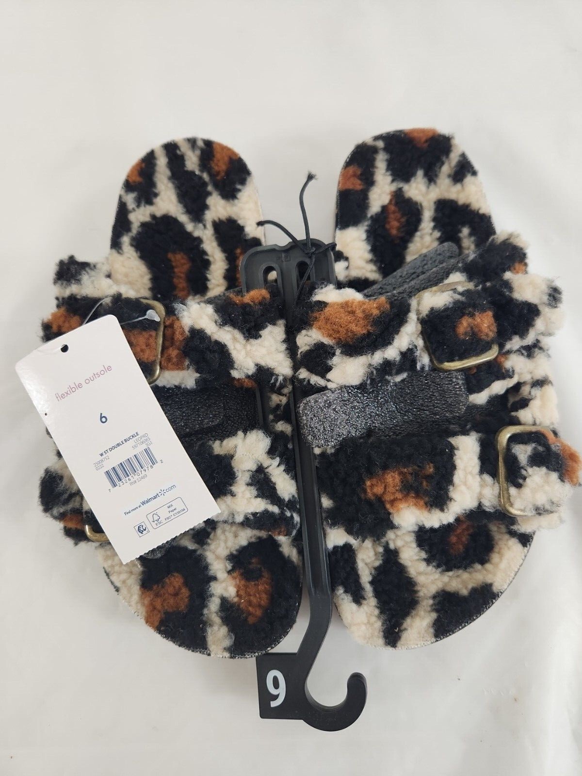 Secret Treasures Women's Sz 6 7 9 10 Faux Fur Slide Slipper NWT Cheetah  Print | eBay
