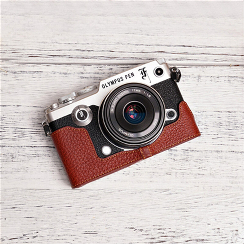 OLYMPUS PEN F フィルムカメラ シルバー レザーケース付き Amazon | TP Original Olympus PEN F (フィルムカメラ) 専用