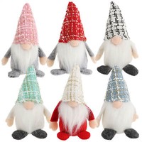 6X Premium Weihnachts-Wichtel 15Cm - Weihnachtsdeko - Winterliche Zwergen-Figur