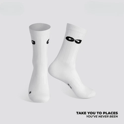 Hombres Mujeres Correr Ciclismo Calcetines Transpirables Absorbentes de Humedad Alto Elástico - Imagen 40 de 44