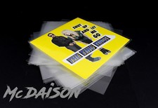 McDAISON - 50 BUSTE DISCHI vinile 45 GIRI POLIPROPILENE 90my TOP LUSSO!