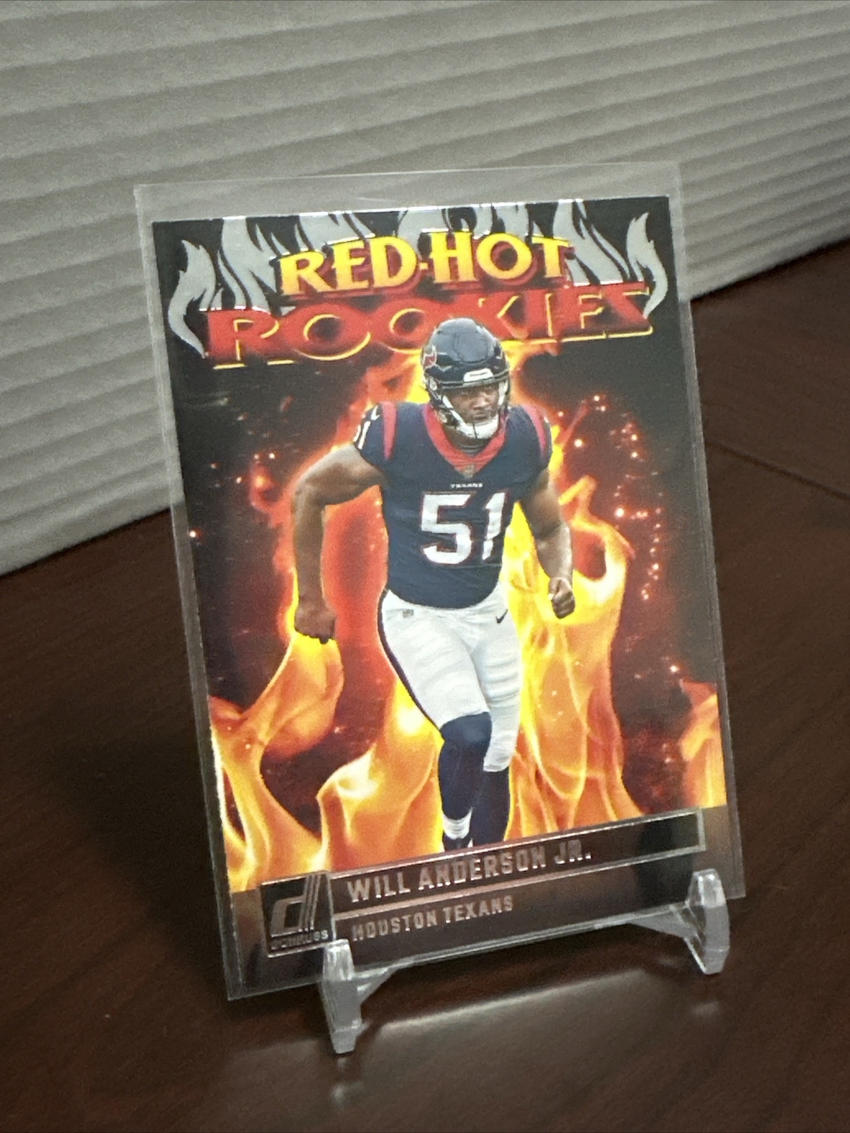 2023 Panini Donruss Will Anderson Jr Red Hot Rookies Houston Texans RC #RHR-1