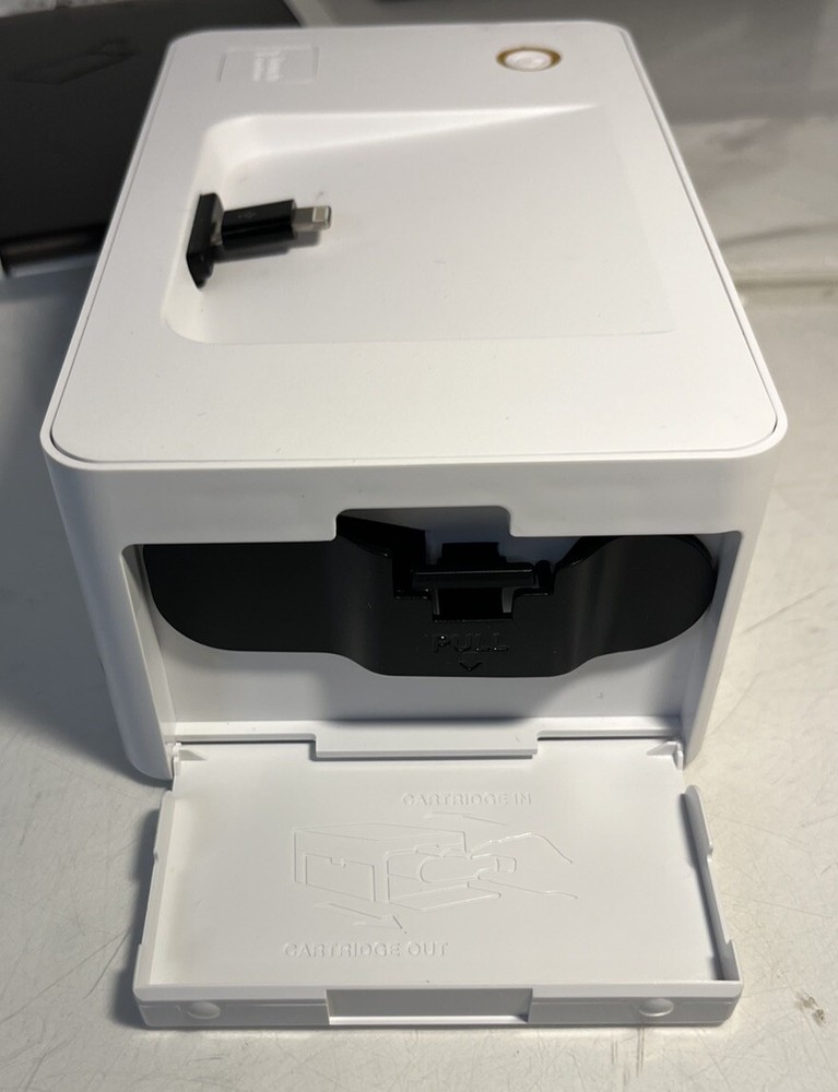 Sharper Image Smartphone Photo Printer 206589 Tested/ Works Needs Power Supply