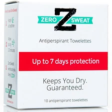 ZeroSweat Antiperspirant Wipes Deodorant | Clinical Strength Hyperhidrosis