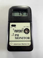 American Marine Pinpoint Aquarium PH Monitor - No Probe, No Battery Cover TESTED
