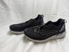 Hoka One One Clifton Running Shoes Men  s 9 Black Lightweight Athletic Trainers