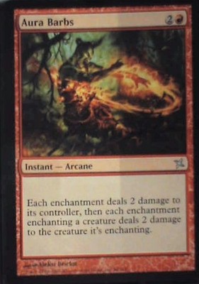 Aura Barbs - Betrayers of Kamigawa: #94, Magic: The Gathering Lp C358