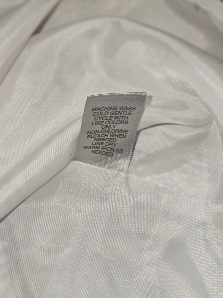 Vestido Midi Vintage Y2k Avenue Forrado Floral Branco Feminino Tamanho 26 Zíper Sem Mangas - Imagem 4 de 4