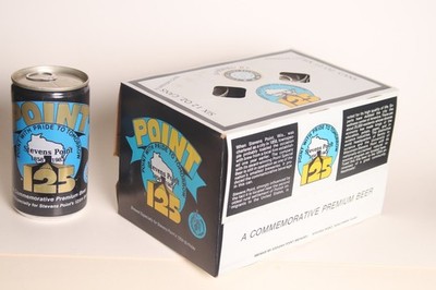 Six Pack of Point Beer cans    125 years