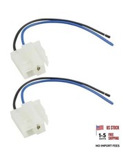 Universal Electric Cooling Fan 2 Terminal Pigtail Plug Automotive Replacement
