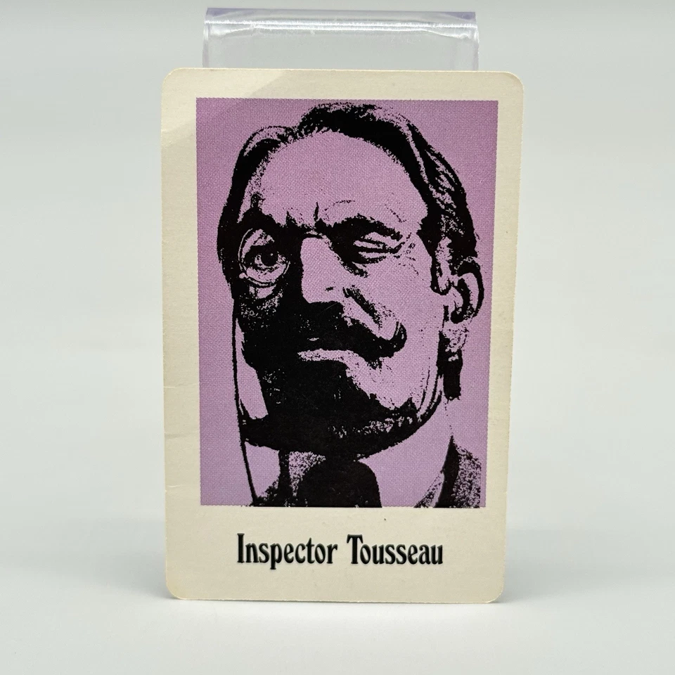 Whodunit 1985 Mystery Detective Board Game Replacement 6 Purple Detective Cards - Image 3 of 4