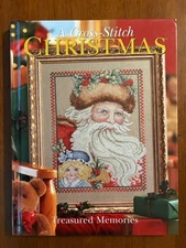 Craftways A Cross-Stitch Christmas Treasured Memories Hardcover Book 2008 128 pg