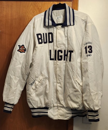 Vintage Custom Jacket 1980s Custom Bud Light "Robin" Dan Rodgers Sporting Goods