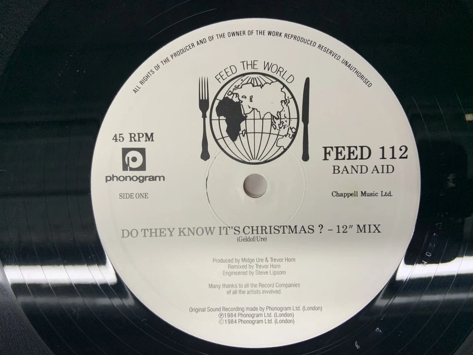 Band Aid Do They Know It's Christmas? Japan LP [56242ER] - Image 2 of 2