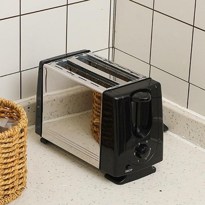 Bread Toaster Edelstahl Sandwich Backautomat Waffelgerät Toastmaschine mit 6