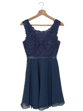 MAGIC NIGHTS Cocktailkleid Damen Kleid Gr. DE 34 blau Elegant