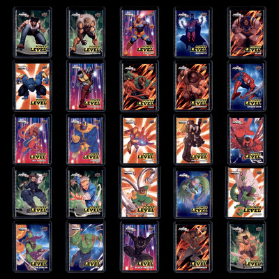 2023 Upper Deck Marvel Anime Vol. 2 Power Level Complete Set 25 Cards Spider-Man
