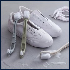 1pc, Dual-Headed Long Handle Cleaning Brush, Soft Bristle Shoe Brush, Shoes